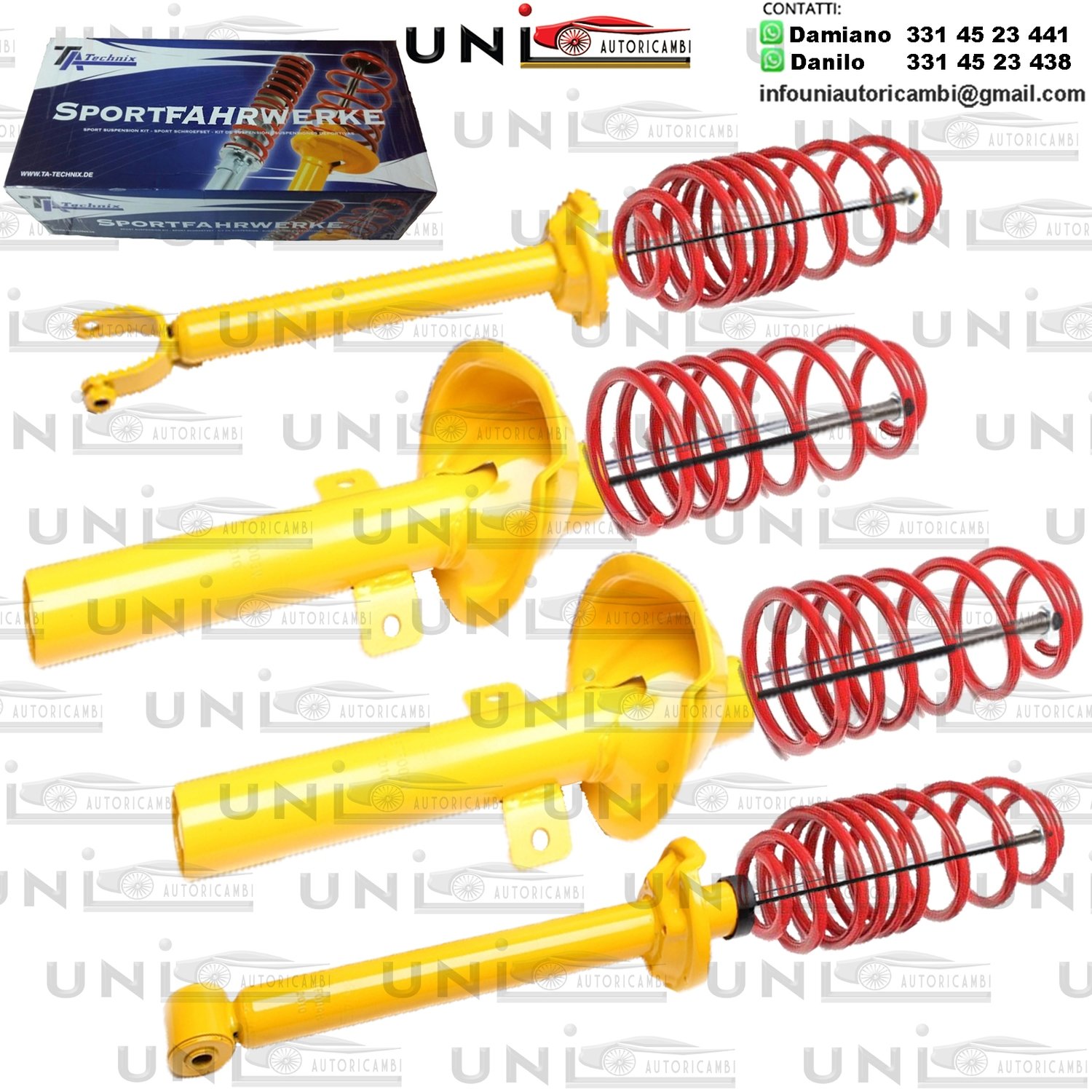 Kit Assetto Sportivo Fisso Tatechnix Ford KA (RBT) da 2000 a 2003