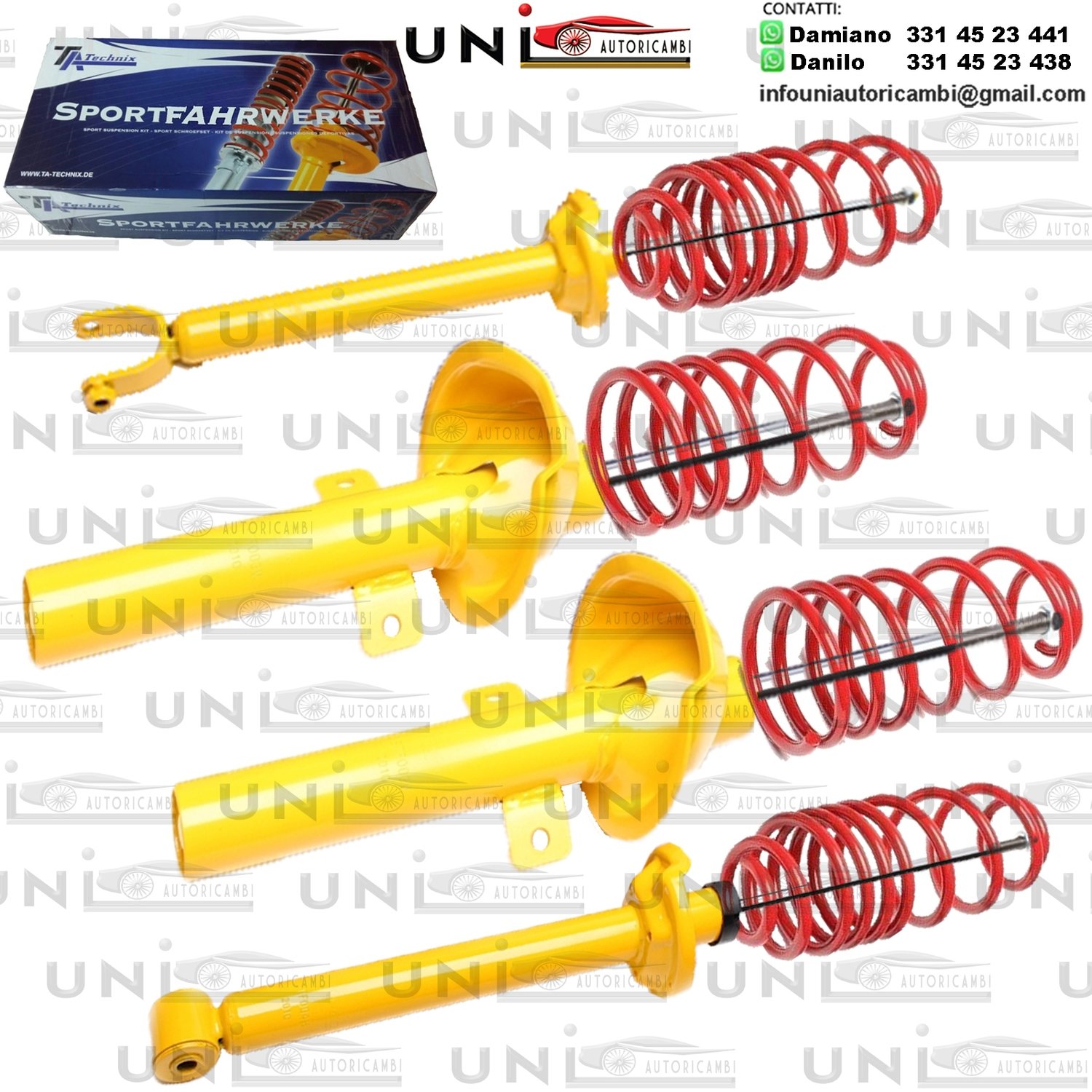 Kit Assetto Sportivo Fisso Tatechnix Ford Puma (ECT) da 1997 a 1998