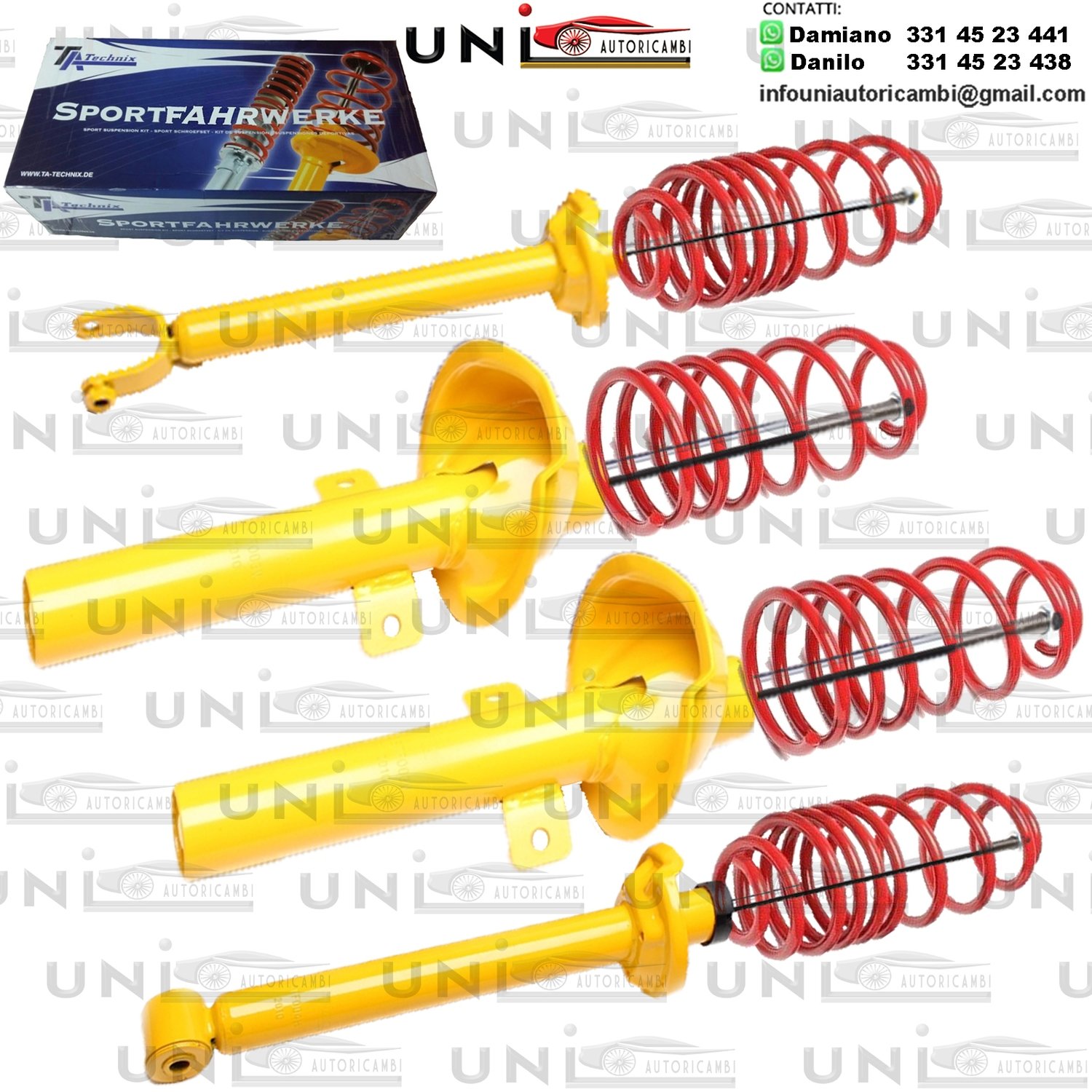 Kit Assetto Sportivo Fisso Tatechnix Ford Puma (ECT) da 1998 a 2002