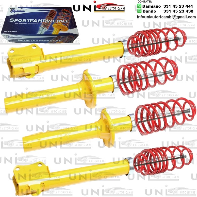 Kit Assetto Sportivo Fisso Tatechnix Ford Escort Cabriolet III +IV (ALF / ALD) da 1983 a 1990