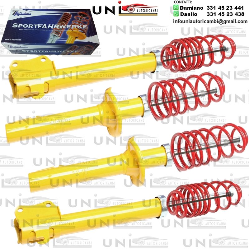 Kit Assetto Sportivo Fisso Tatechnix Ford Escort III + IV (ABET / ABFT) da 1984 a 1990