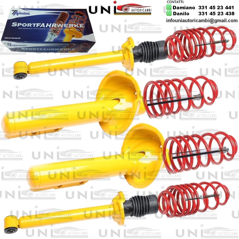 Kit Assetto Sportivo Fisso Tatechnix Ford Escort VII Berlina (ABL) da 1995 a 1998