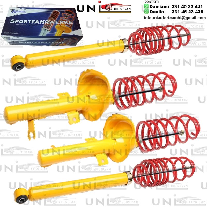 Kit Assetto Sportivo Fisso Tatechnix Ford Focus (DAW / DBW / DFW) da 1998 a 2004