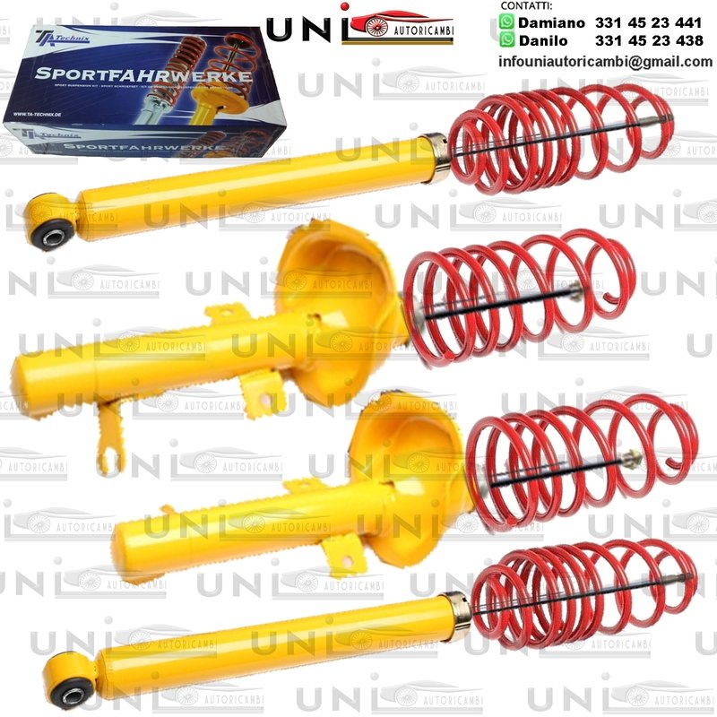 Kit Assetto Sportivo Fisso Tatechnix Ford Focus (DAW / DBW / DFW) da 2001 a 2004