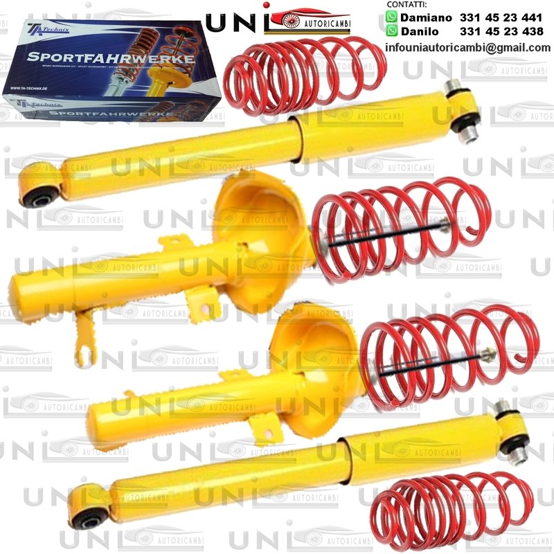 Kit Assetto Sportivo Fisso Tatechnix Ford Focus Turnier (DNW) da 2001 a 2004