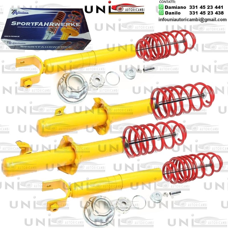 Kit Assetto Sportivo Fisso Tatechnix Honda Civic IV / CRX II (ED6, ED7, EC8, EC9, ED2, ED4, ED9) da 1989 a 1992