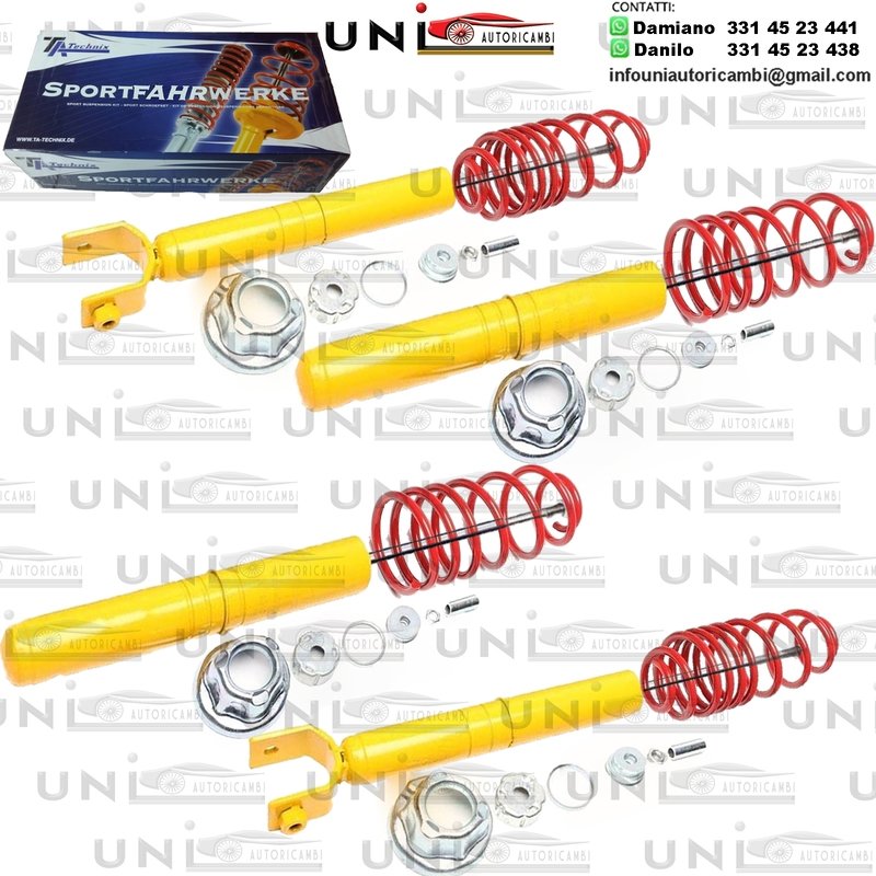 Kit Assetto Sportivo Fisso Tatechnix Honda Civic V+VI (EJ6,8,9 / EK1,3,4) da 1995 a 2001
