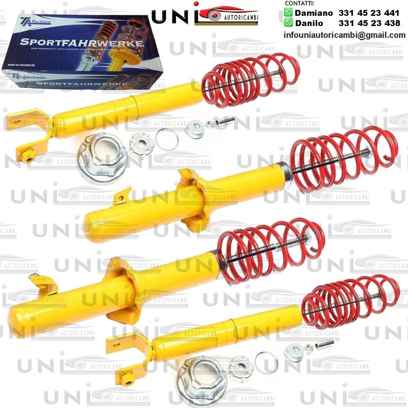 Kit Assetto Sportivo Fisso Tatechnix Honda Civic IV / CRX II (EE8, EE9) da 1989 a 1992