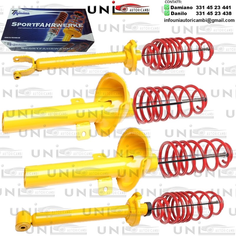 Kit Assetto Sportivo Fisso Tatechnix Mazda 121 lll (JASM / JBSM) da 1996 a 1998