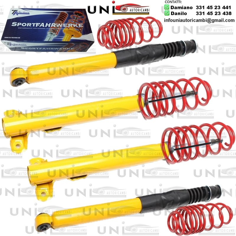 Kit Assetto Sportivo Fisso Tatechnix Mercedes Benz 190er (W201) da 1982 a 1993