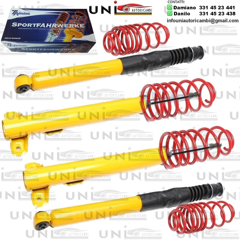 Kit Assetto Sportivo Fisso Tatechnix Mercedes Benz 190er (W201) da 1982 a 1993