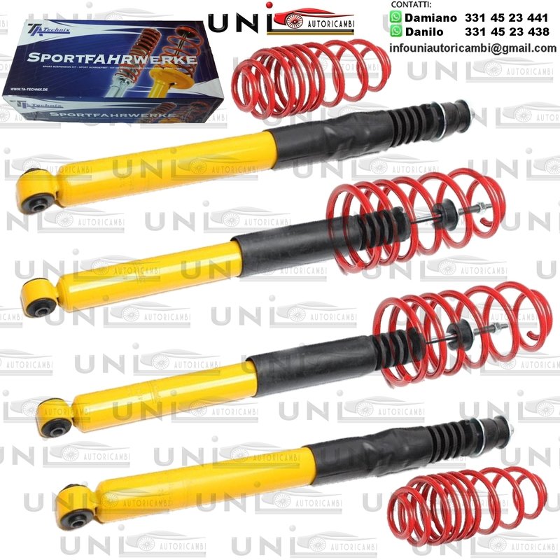 Kit Assetto Sportivo Fisso Tatechnix Mercedes Benz C-Classe (W202) da 1993 a 1995