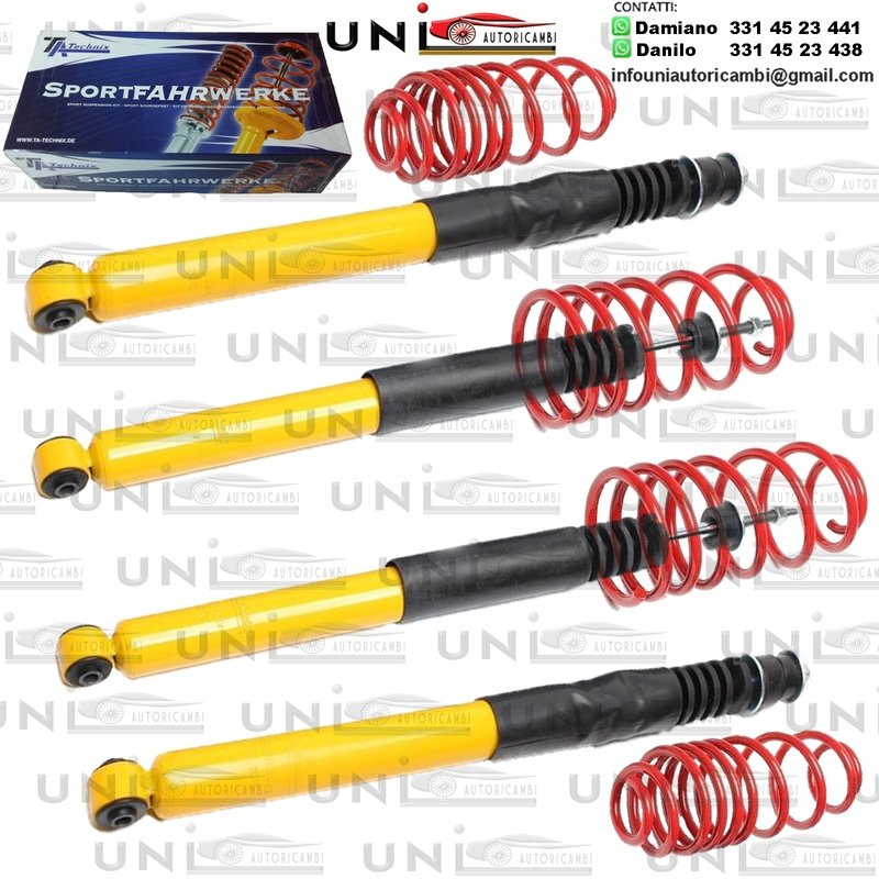 Kit Assetto Sportivo Fisso Tatechnix Mercedes Benz C-Classe (W202) da 1996 a 2000