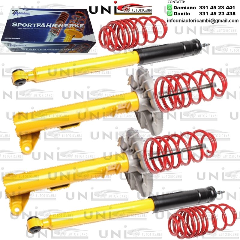 Kit Assetto Sportivo Fisso Tatechnix Mercedes Benz C-Classe (W202) da 1996 a 2000