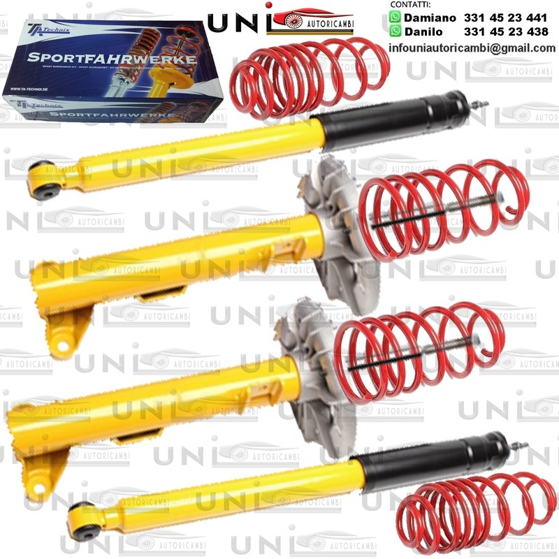 Kit Assetto Sportivo Fisso Tatechnix Mercedes Benz CLC-Classe Coupe Sportiva (CL203) da 2001 a 2011