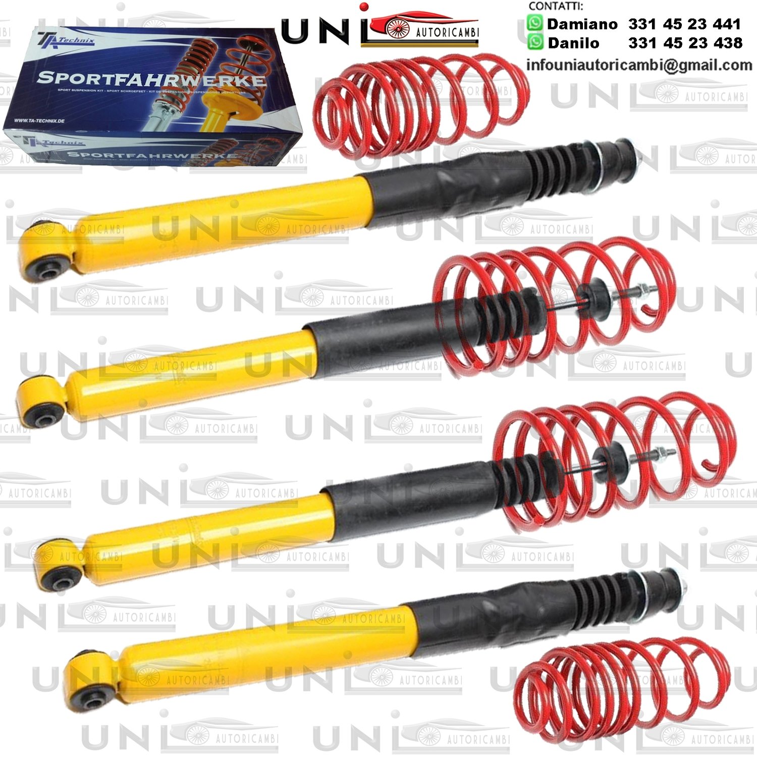 Kit Assetto Sportivo Fisso Tatechnix Mercedes Benz CLK (C208) da 1997 a 2002