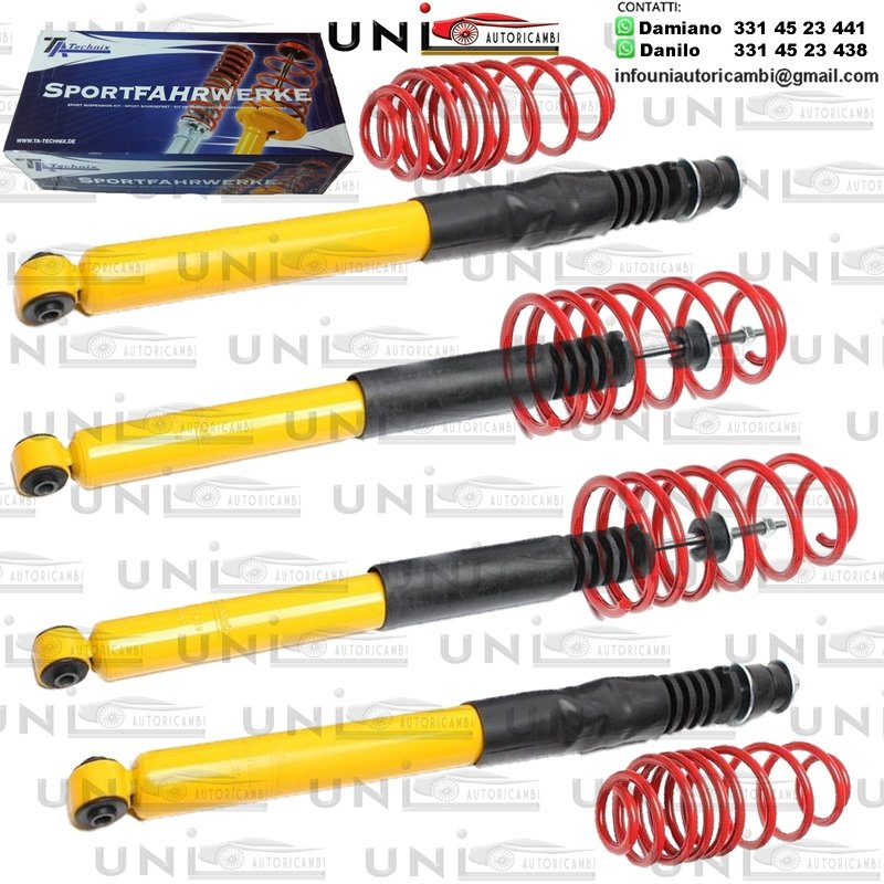 Kit Assetto Sportivo Fisso Tatechnix Mercedes Benz CLK (C208) da 1997 a 2002