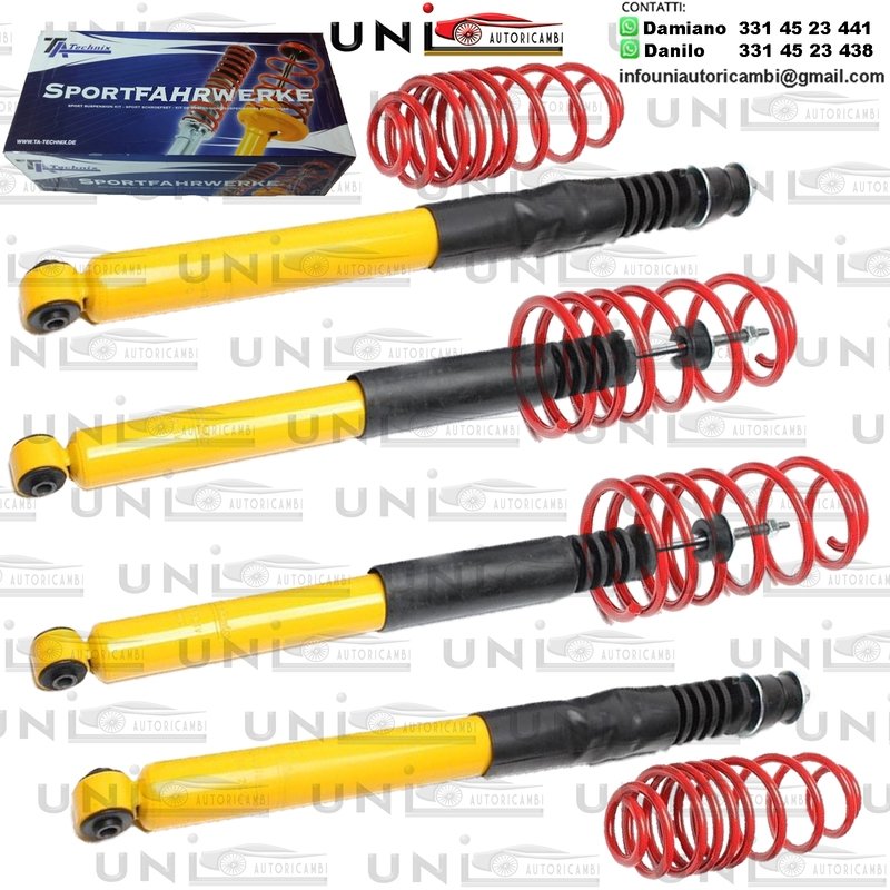 Kit Assetto Sportivo Fisso Tatechnix Mercedes Benz CLK Cabrio (A208) da 1998 a 2002