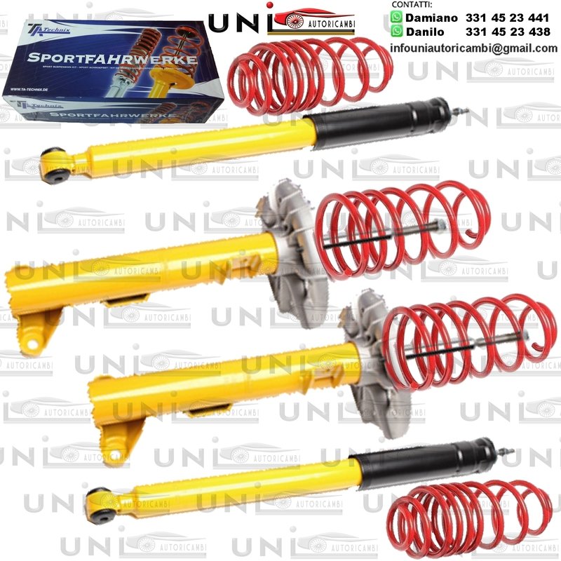 Kit Assetto Sportivo Fisso Tatechnix Mercedes Benz C-Classe (W203) da 2000 a 2007