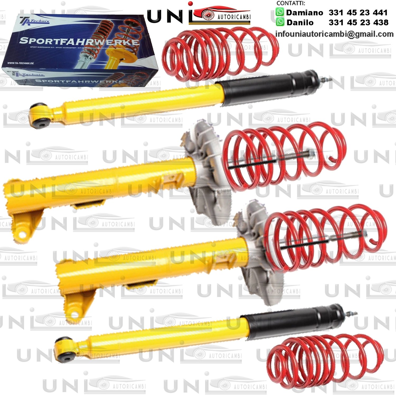 Kit Assetto Sportivo Fisso Tatechnix Mercedes Benz C-Classe Coupe Sportiva (CL203) da 2001 a 2011