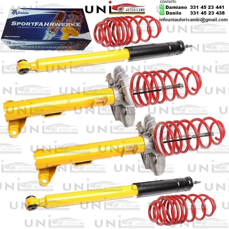 Kit Assetto Sportivo Fisso Tatechnix Mercedes Benz C-Classe Station Wagon (S203) da 2000 a 2007