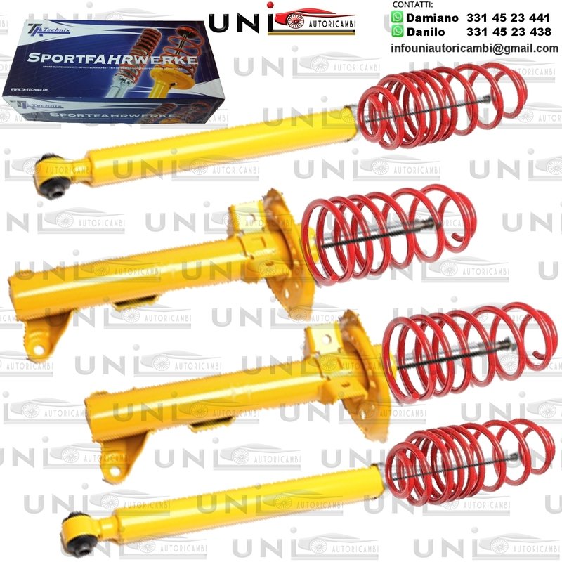 Kit Assetto Sportivo Fisso Tatechnix Mercedes Benz C-Classe (W204) da 2007 a 2014