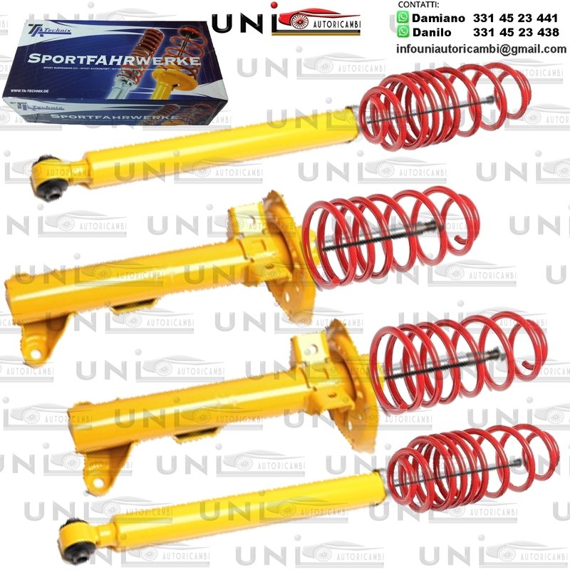 Kit Assetto Sportivo Fisso Tatechnix Mercedes Benz C-Classe Berlina (W204) da 2007 a 2014