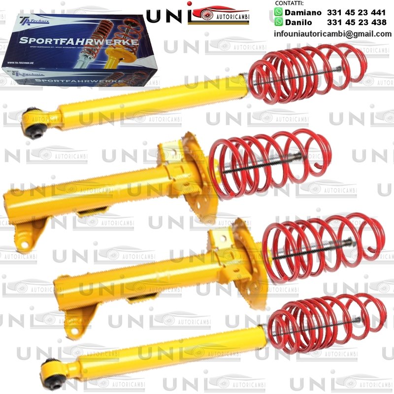 Kit Assetto Sportivo Fisso Tatechnix Mercedes Benz C-Classe Berlina (W204) da 2007 a 2014