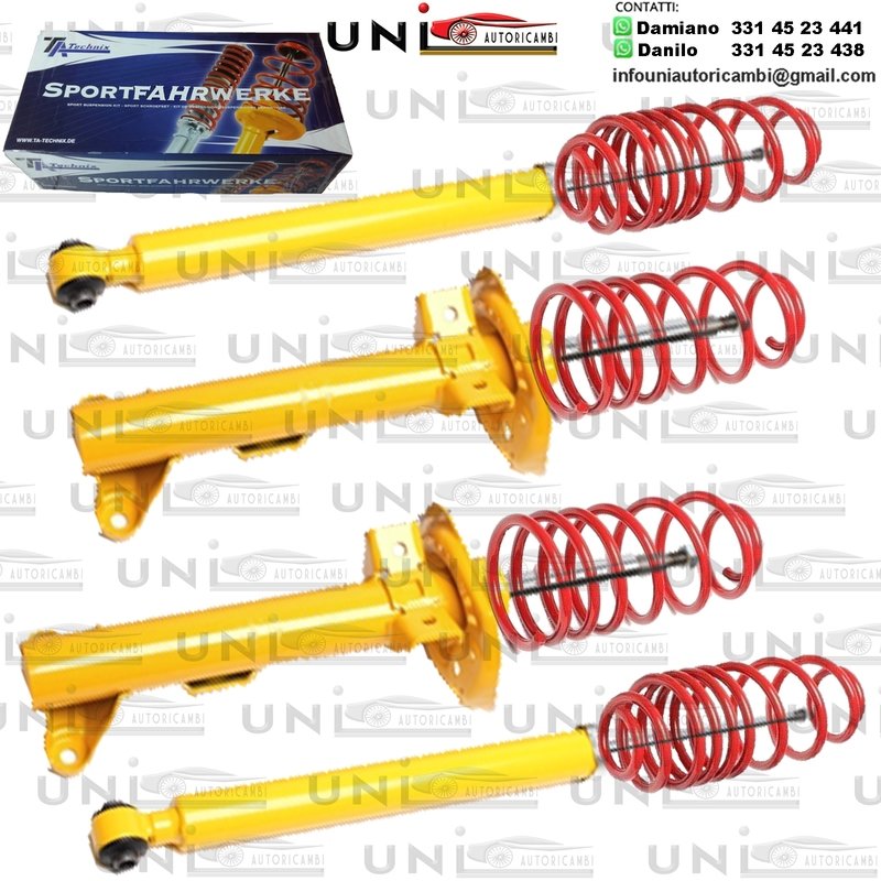 Kit Assetto Sportivo Fisso Tatechnix Mercedes Benz C-Classe Berlina (W204) da 2007 a 2014