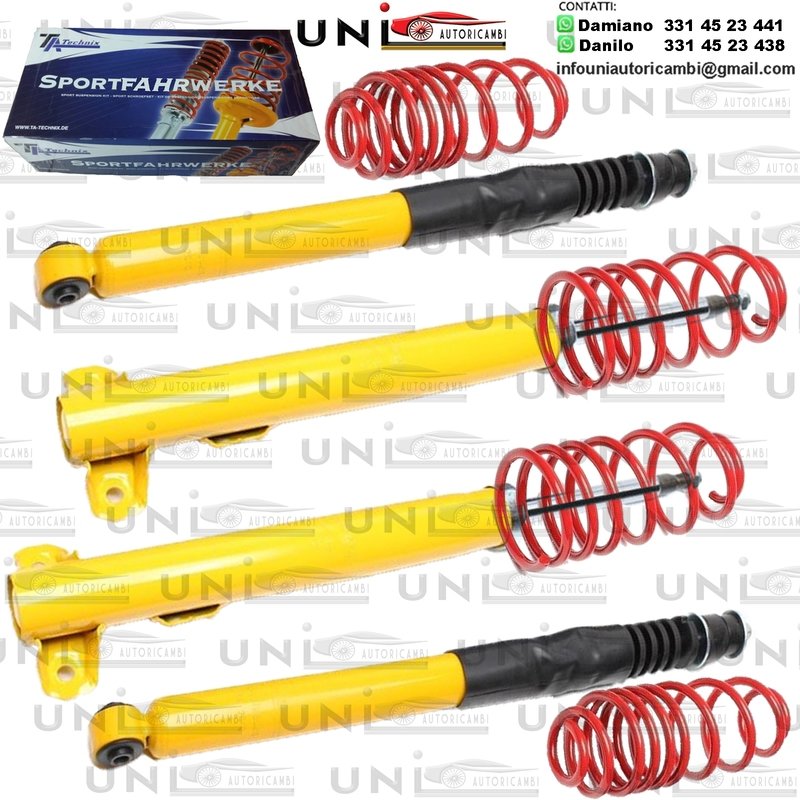 Kit Assetto Sportivo Fisso Tatechnix Mercedes Benz E-Classe Berlina / Coupe (W124 / C124) da 1984 a 1997