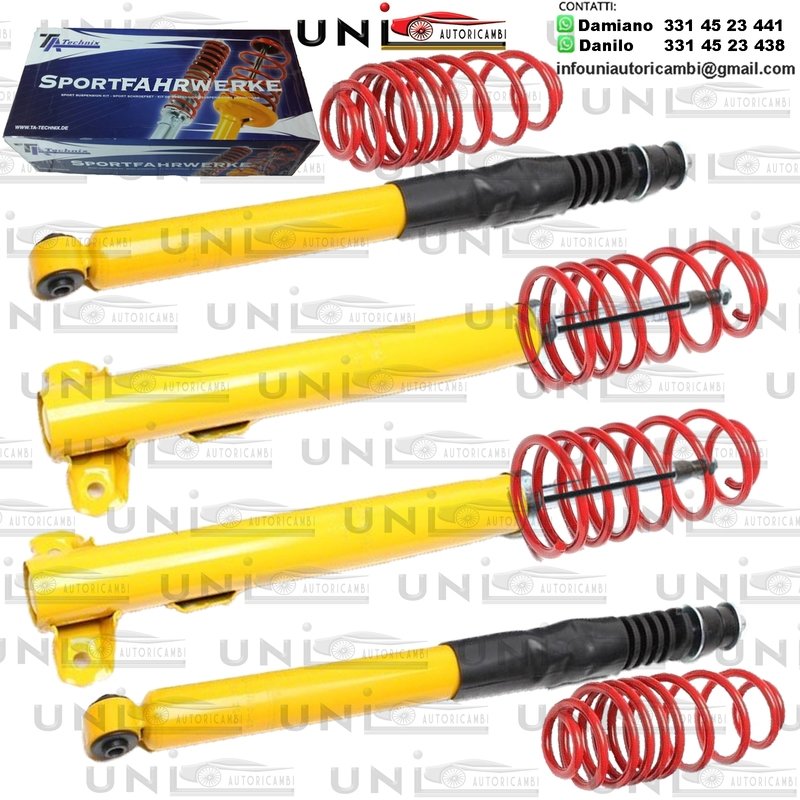 Kit Assetto Sportivo Fisso Tatechnix Mercedes Benz E-Classe Coupe (C124) da 1987 a 1993