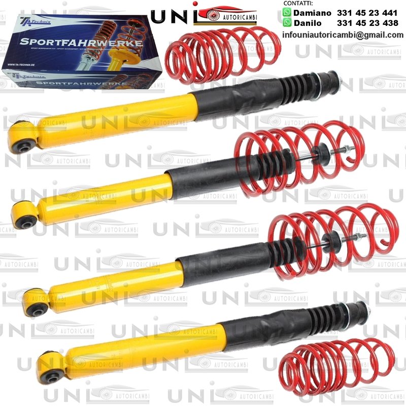 Kit Assetto Sportivo Fisso Tatechnix Mercedes Benz E-Classe Berlina (W210) da 1995 a 2002