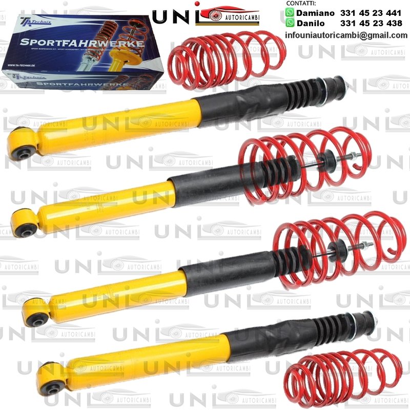 Kit Assetto Sportivo Fisso Tatechnix Mercedes Benz E-Classe Berlina (W210) da 1995 a 2002