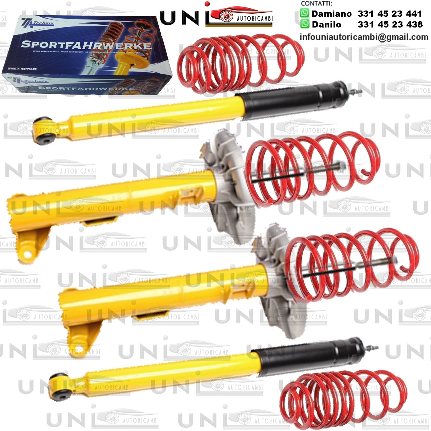 Kit Assetto Sportivo Fisso Tatechnix Mercedes Benz CLK (C209) da 2002 a 2009