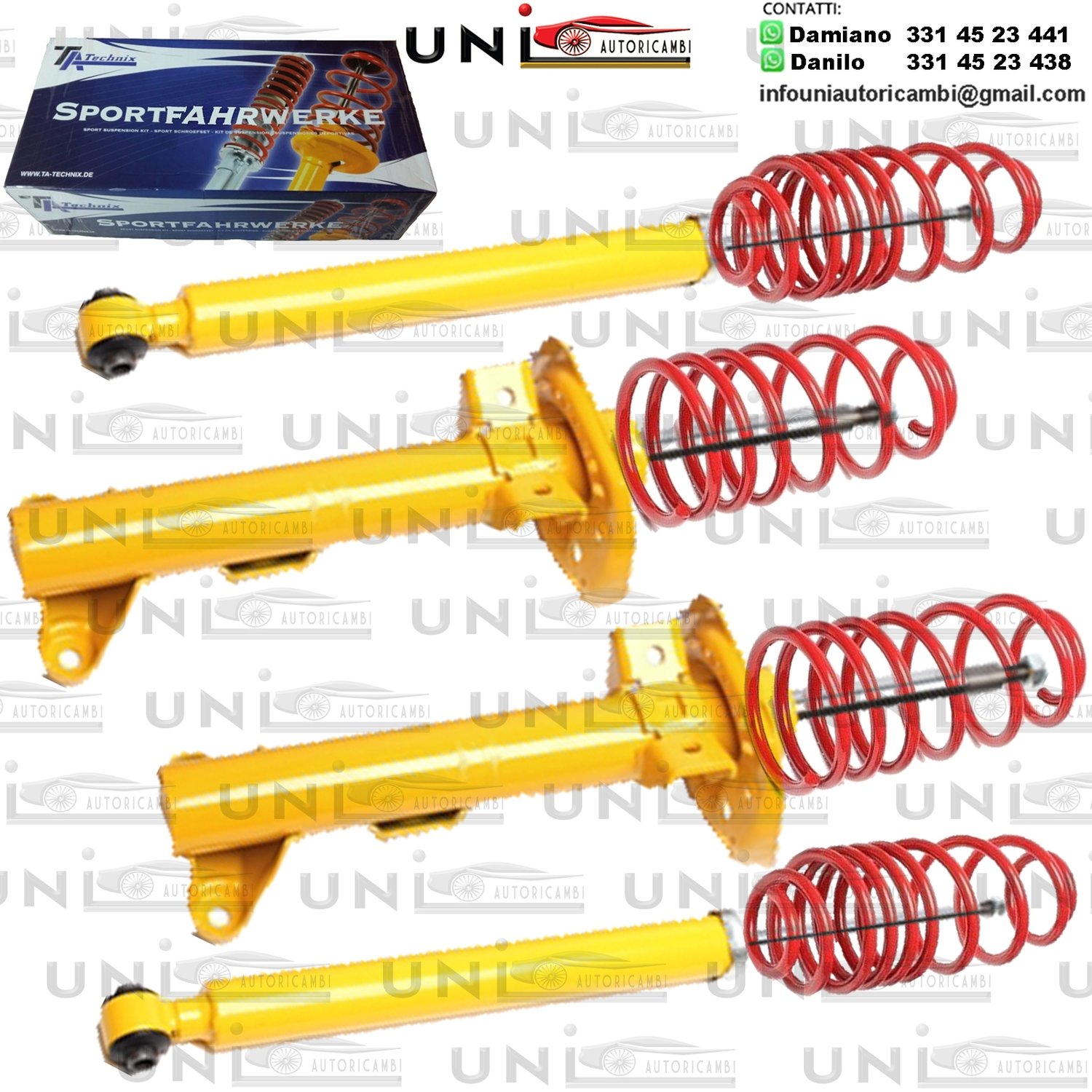 Kit Assetto Sportivo Fisso Tatechnix Mercedes Benz C-Classe Station Wagon (S204) da 2007 a 2014