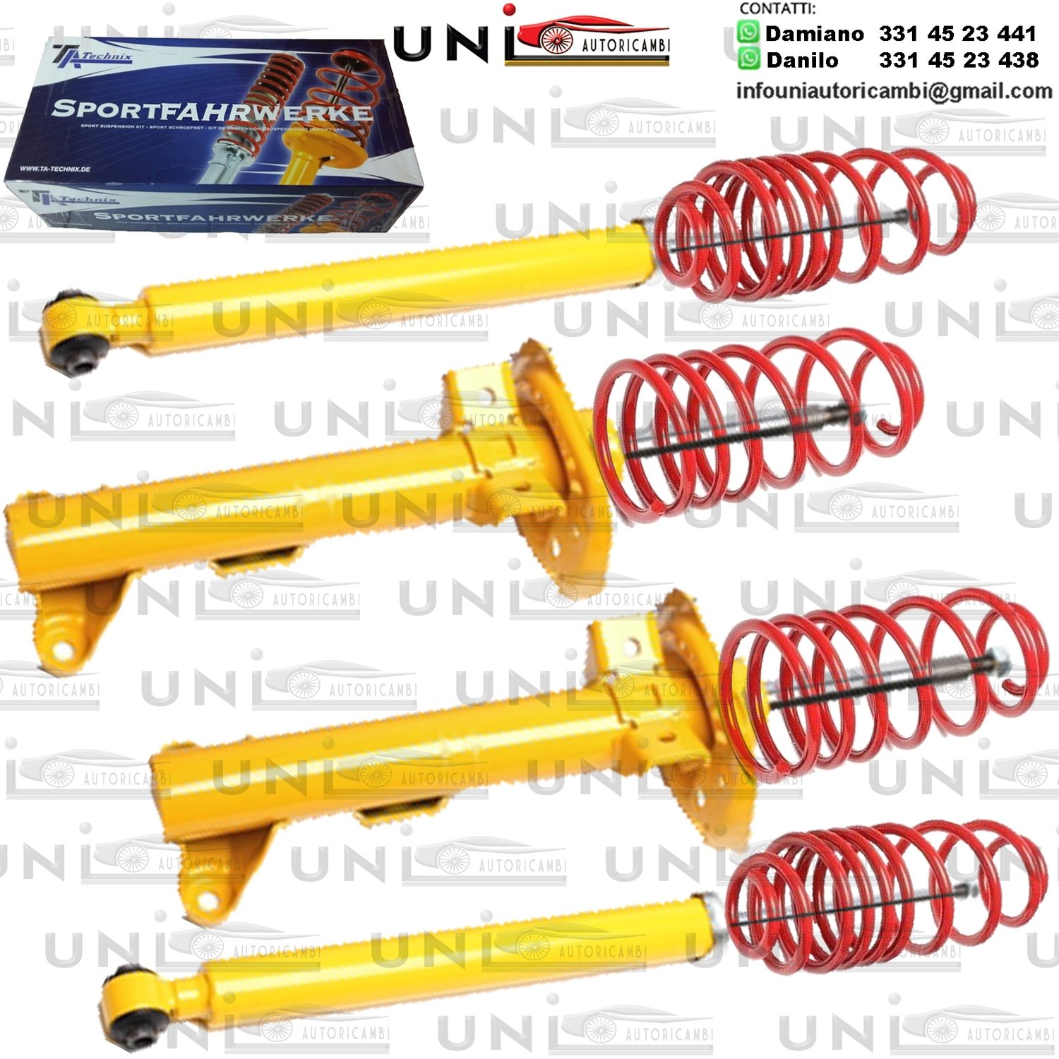 Kit Assetto Sportivo Fisso Tatechnix Mercedes Benz C-Classe Station Wagon (S204) da 2007 a 2014