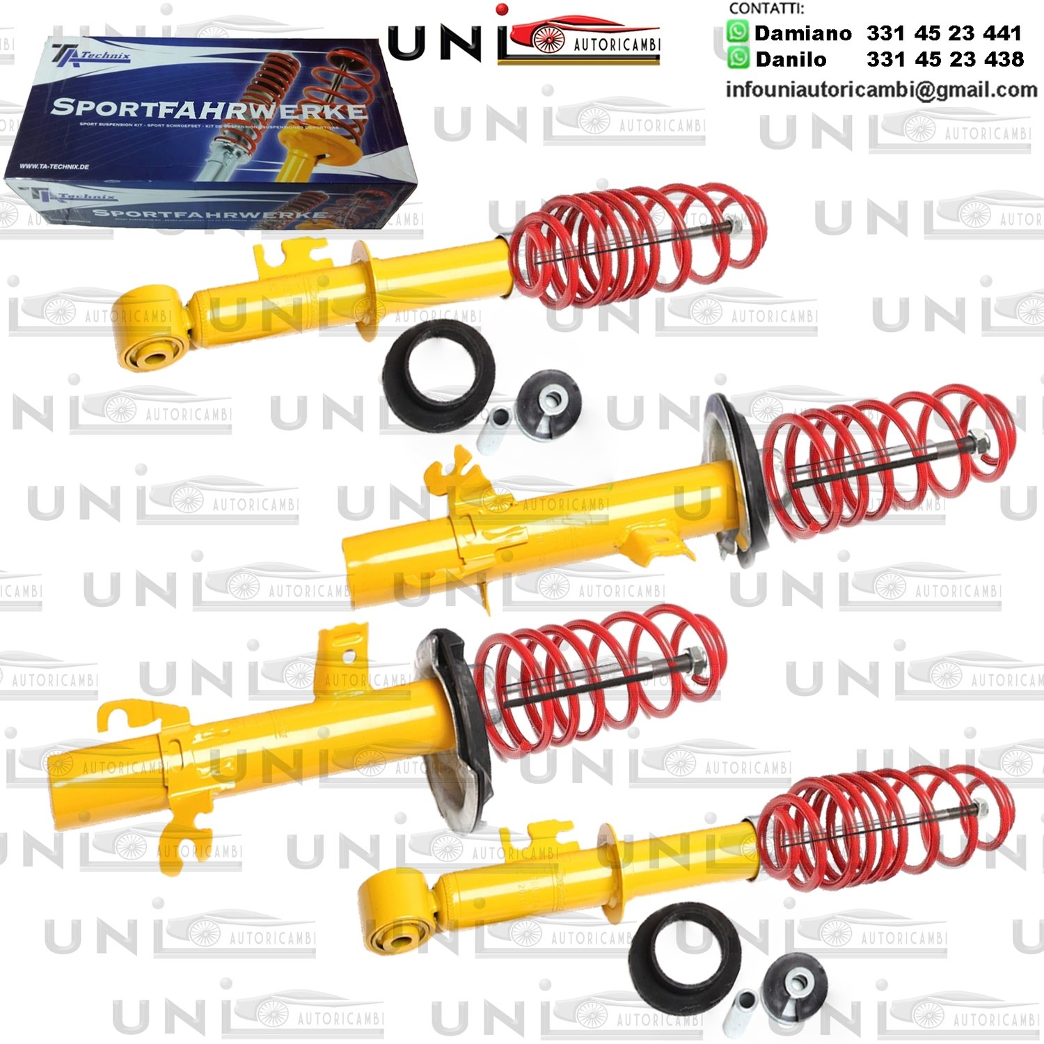 Kit Assetto Sportivo Fisso Tatechnix Mini One (R50) da 2001 a 03.2002