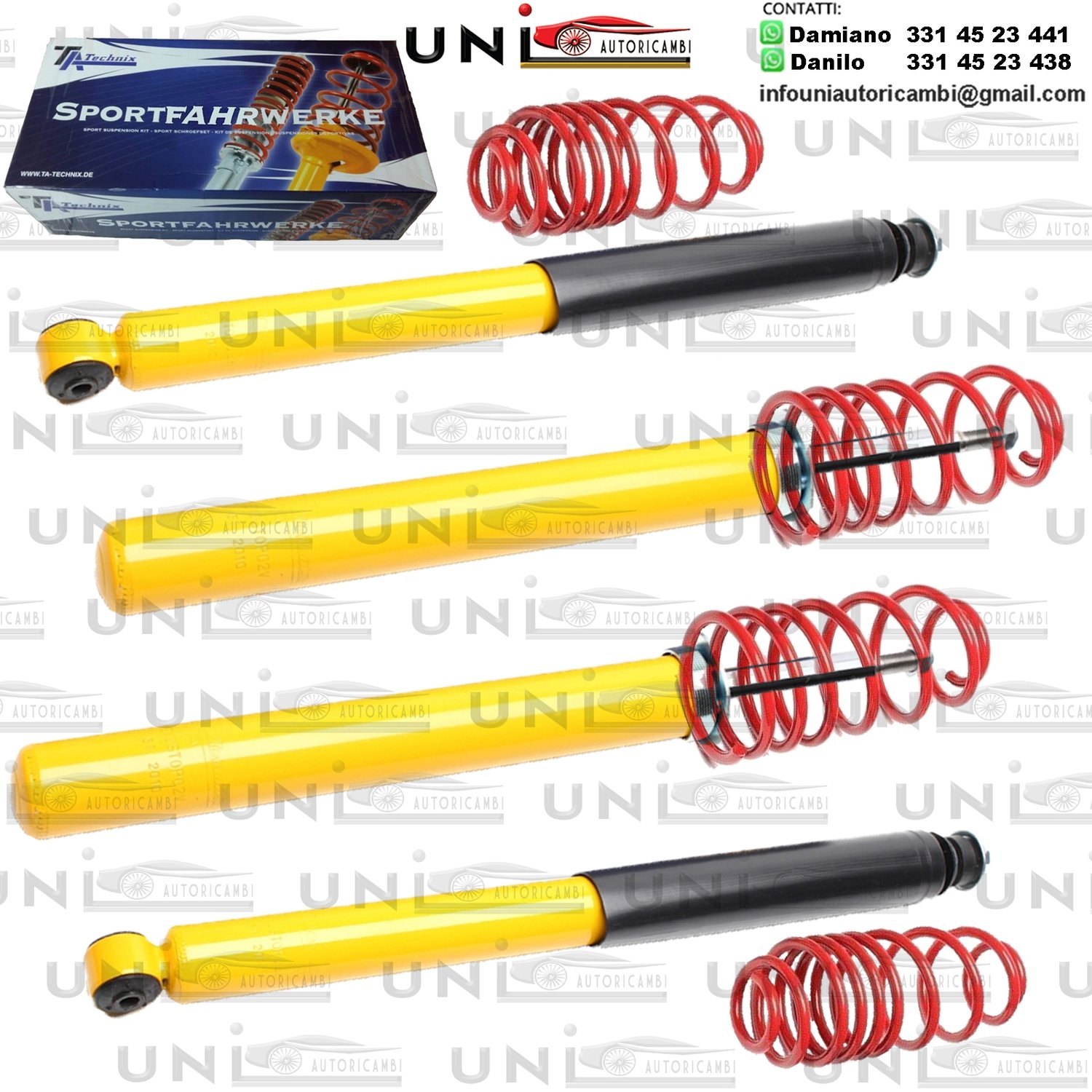 Kit Assetto Sportivo Fisso Tatechnix Opel Astra F (T92) da 09.1991 a 01.1998