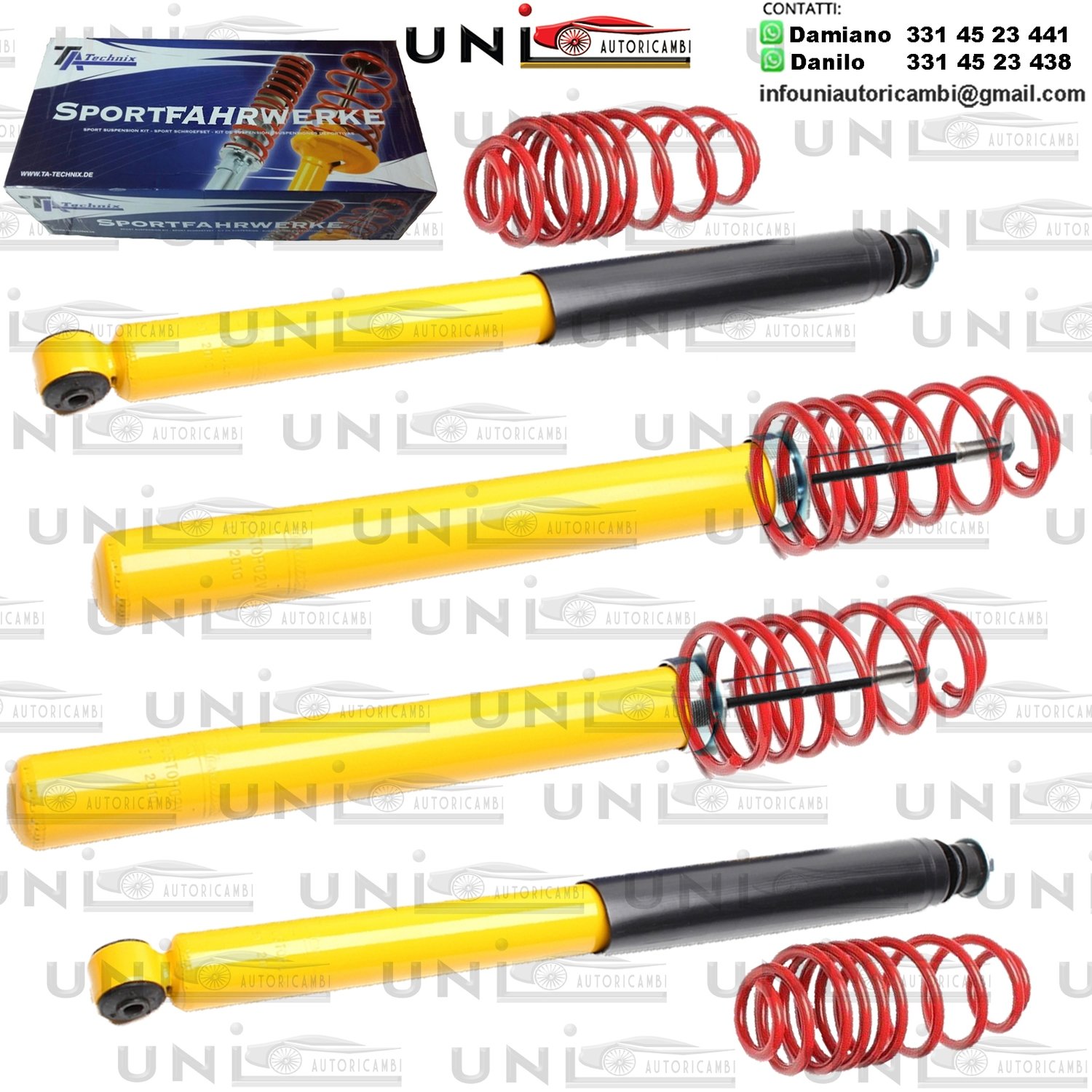 Kit Assetto Sportivo Fisso Tatechnix Opel Astra F (T92) da 09.1991 a 01.1998