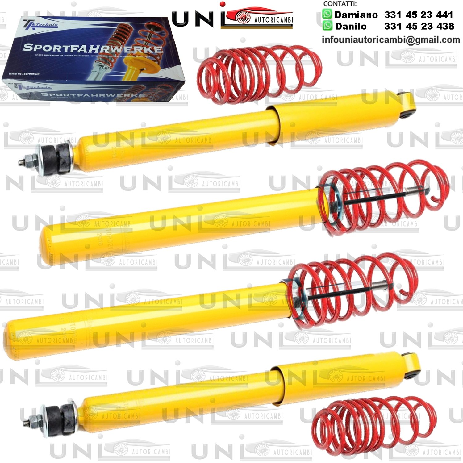 Kit Assetto Sportivo Fisso Tatechnix Opel Astra F Station wagon (T92) da 09.1991 a 01.1998