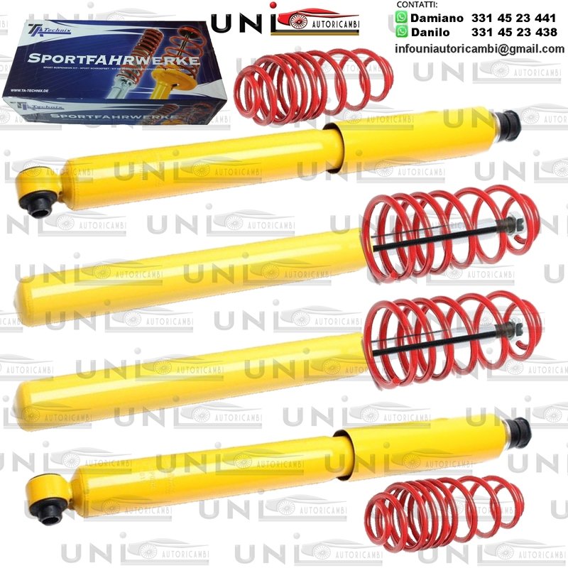 Kit Assetto Sportivo Fisso Tatechnix Opel Calibra (A) da 06.1990 a 1997