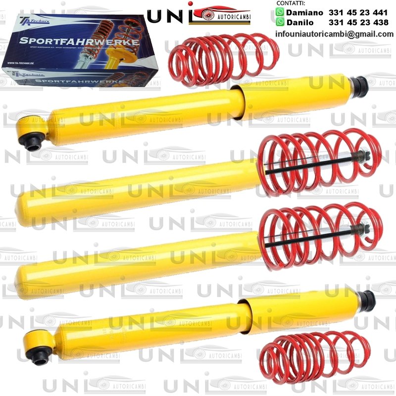 Kit Assetto Sportivo Fisso Tatechnix Opel Calibra (A) da 06.1990 a 1997