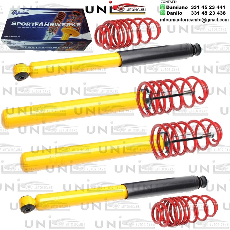 Kit Assetto Sportivo Fisso Tatechnix Opel Kadett E (E / E-CC / E-Cabrio) da 09.1984 a 1993