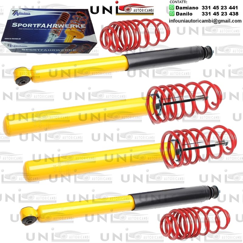 Kit Assetto Sportivo Fisso Tatechnix Opel Kadett E (E / E-CC / E-Cabrio) da 09.1984 a 1993