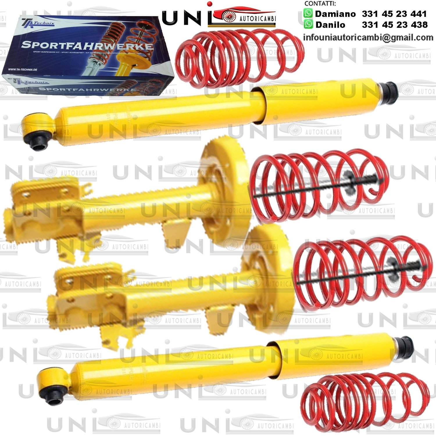 Kit Assetto Sportivo Fisso Tatechnix Opel Omega (B) da 05.1994 a 06.2003