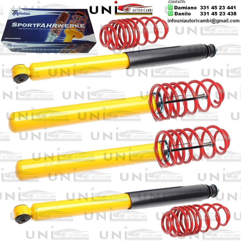 Kit Assetto Sportivo Fisso Tatechnix Opel Astra F incl. Cabrio (T92) da 09.1991 a 01.1998