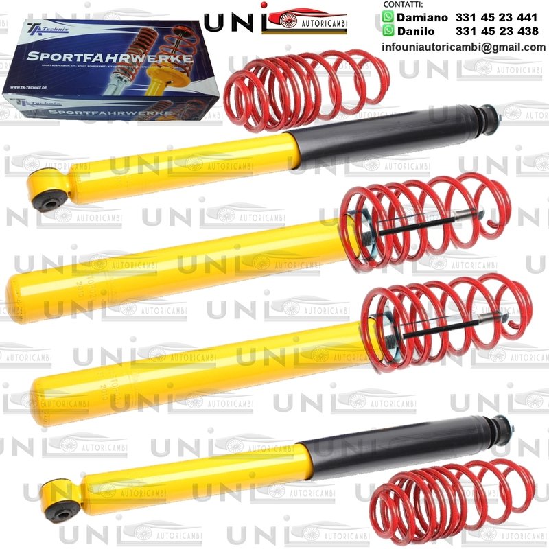 Kit Assetto Sportivo Fisso Tatechnix Opel Kadett (D) da 09.1979 a 08.1984