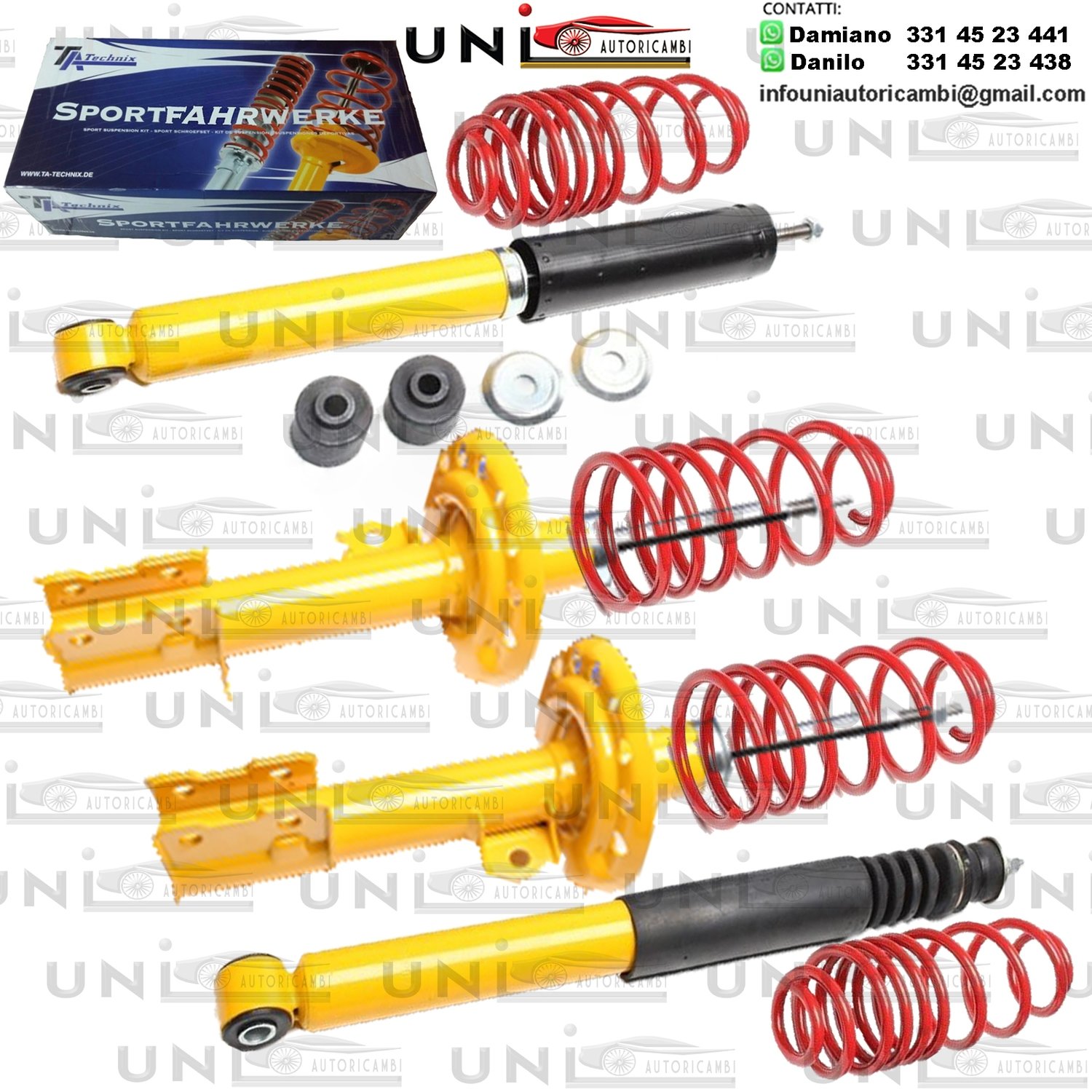 Kit Assetto Sportivo Fisso Tatechnix Opel Tigra Twintop (X-C) da 2004 a 2009