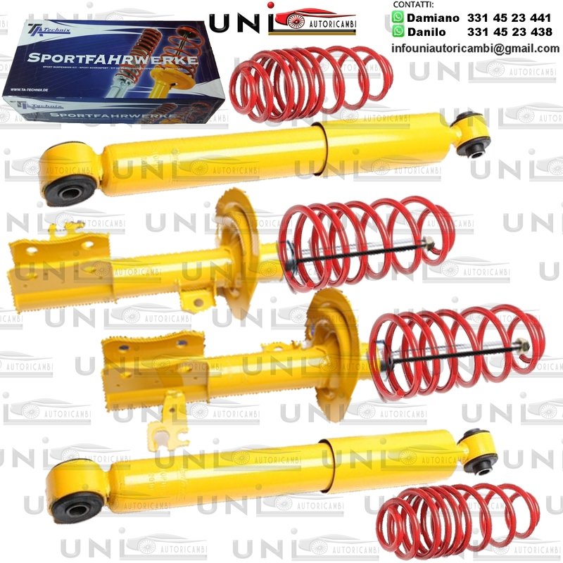 Kit Assetto Sportivo Fisso Tatechnix Opel Vectra C Berlina + Hatchback (Z-C) da 2002 a 2008