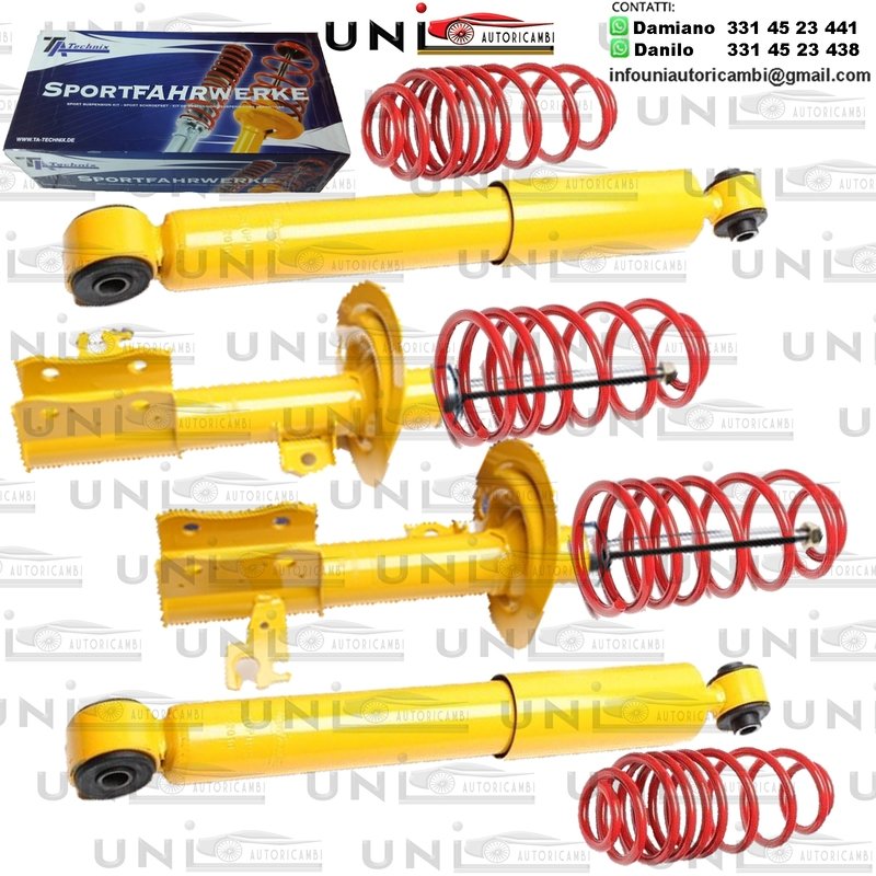 Kit Assetto Sportivo Fisso Tatechnix Opel Vectra C Berlina + Hatchback (Z-C) da 2002 a 2008